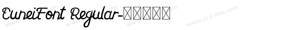 CuneiFont Regular字体转换